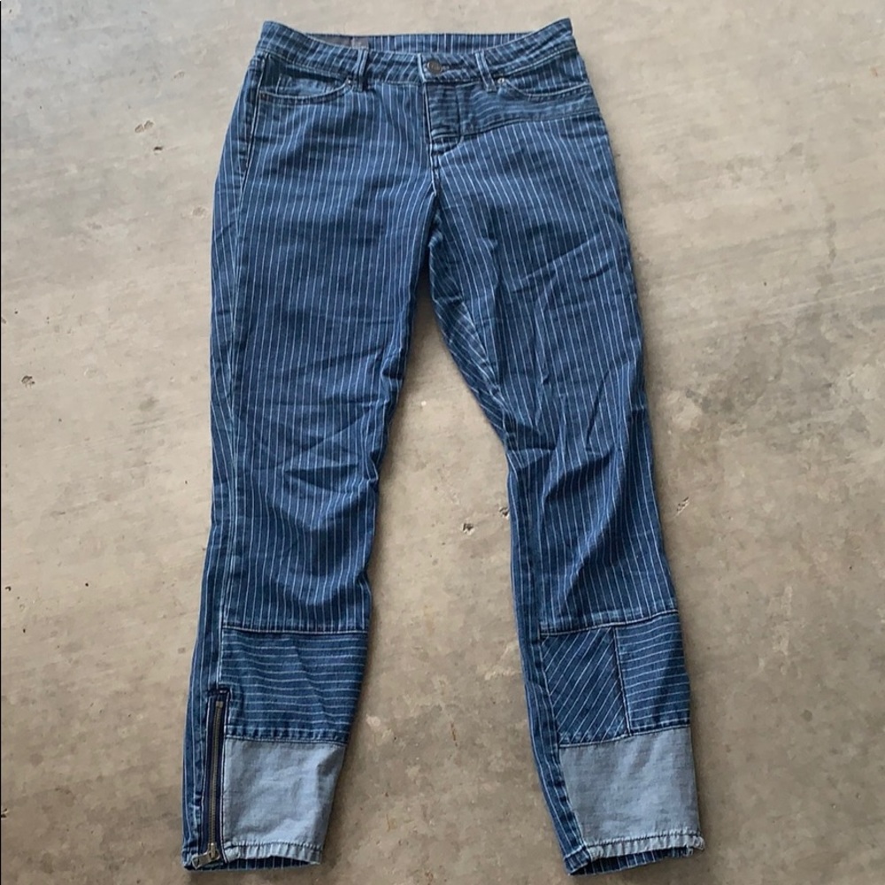 Striped jeans